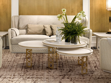 OLIVER - Round coffee table by A.R. Arredamenti - view 3